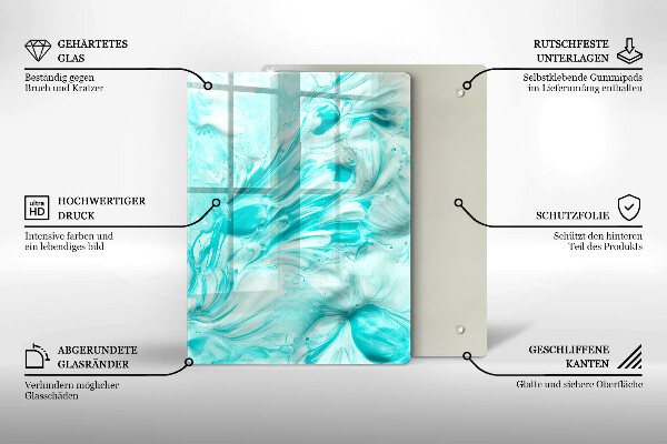 Glashällskydd modern Abstraktionsfärger