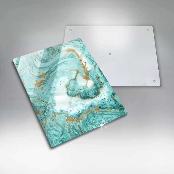 Glashällskydd modern Blå abstraktion