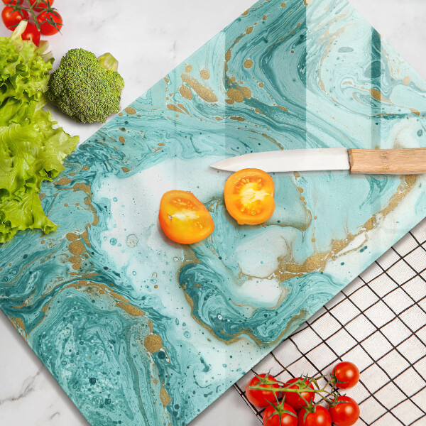 Glashällskydd modern Blå abstraktion