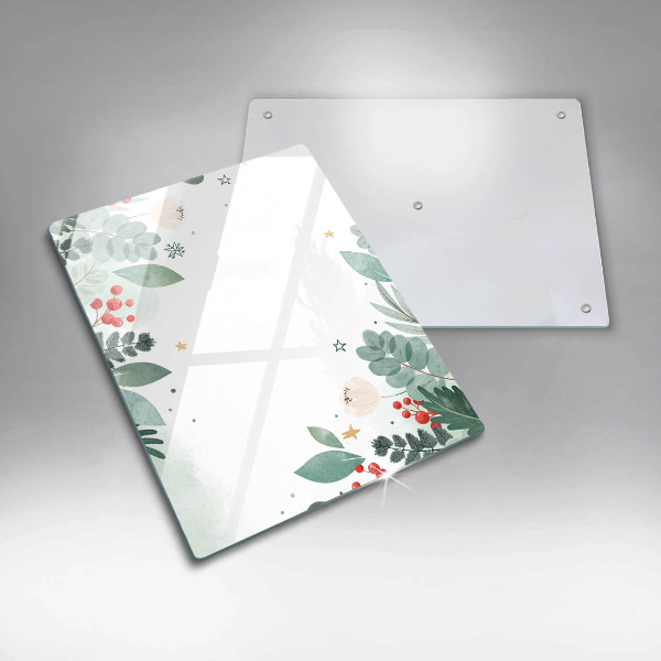 Spisskyddsplatta modern Akvarell blad