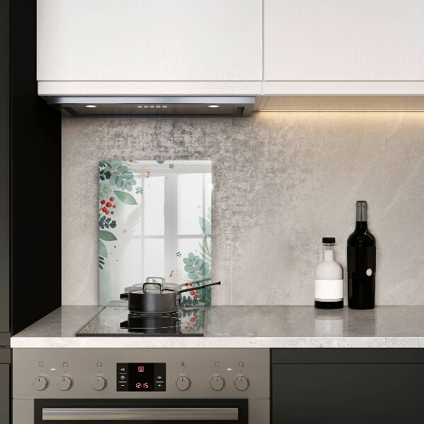 Spisskyddsplatta modern Akvarell blad