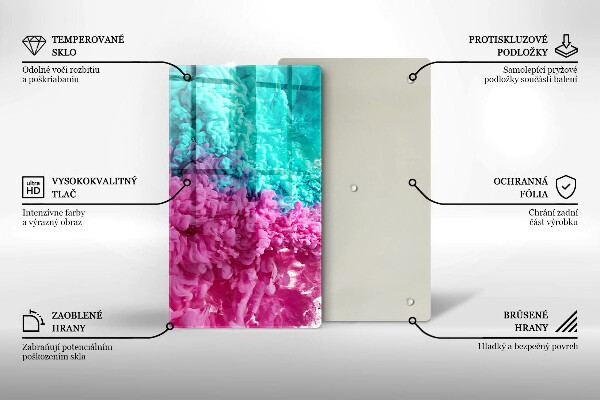 Kokkärlskydd modern Turkos rosa rök