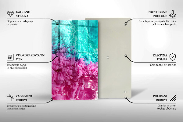 Kokkärlskydd modern Turkos rosa rök