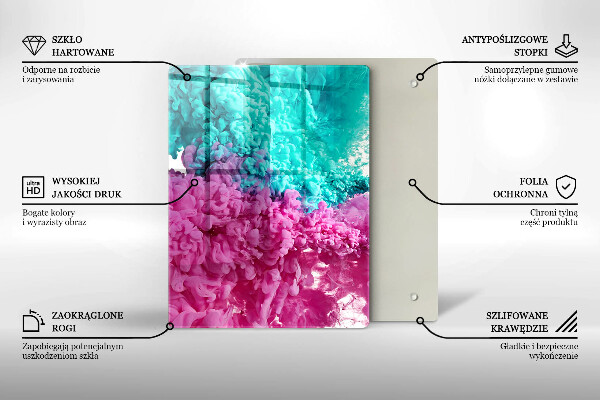 Kokkärlskydd modern Turkos rosa rök