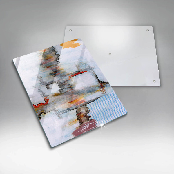 Spisskyddsplatta modern Abstraktionsfärger