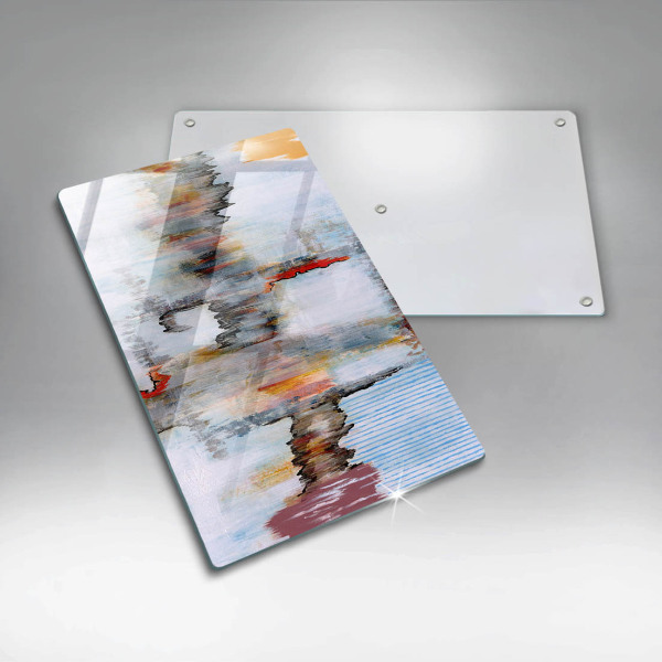 Spisskyddsplatta modern Abstraktionsfärger