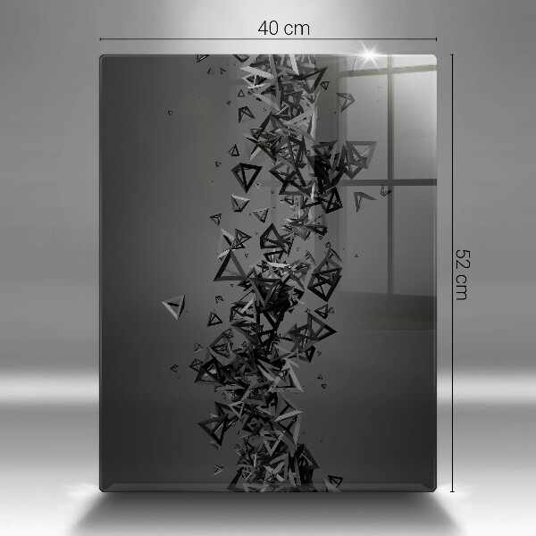 Spisskyddsplatta modern Abstraktion 3D-former