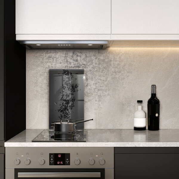 Spisskyddsplatta modern Abstraktion 3D-former