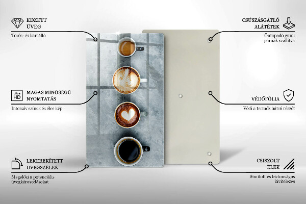 Skydd för induktionsspis modern Kök - kaffekoppar
