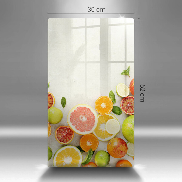 Skydd för induktionsspis modern Citrusfrukter