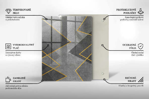 Skydd för induktionsspis modern Skarpa former