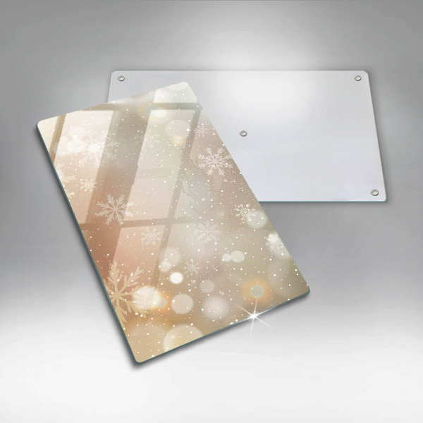 Skydd för induktionsspis modern Snöflingor