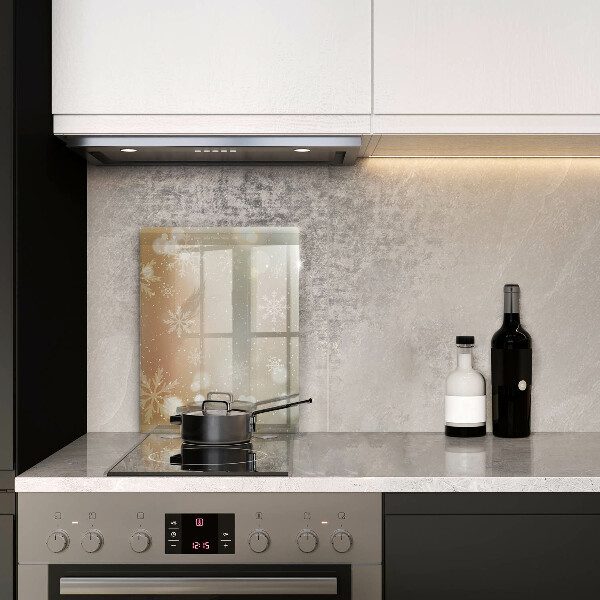 Skydd för induktionsspis modern Snöflingor