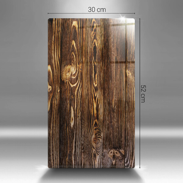 Skydd för induktionsspis modern Trästruktur