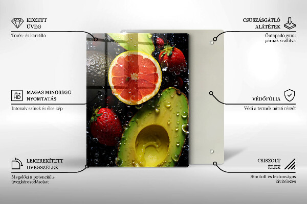 Skydd för induktionsspis modern Frukt och grönsaker