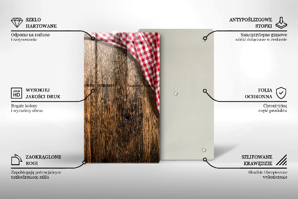 Skydd för induktionsspis modern Träbord