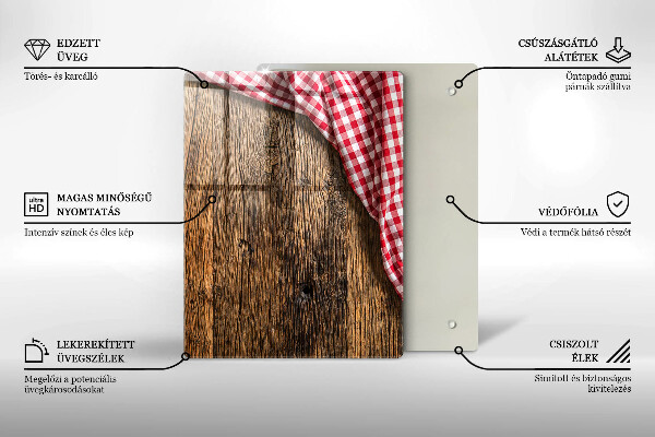 Skydd för induktionsspis modern Träbord