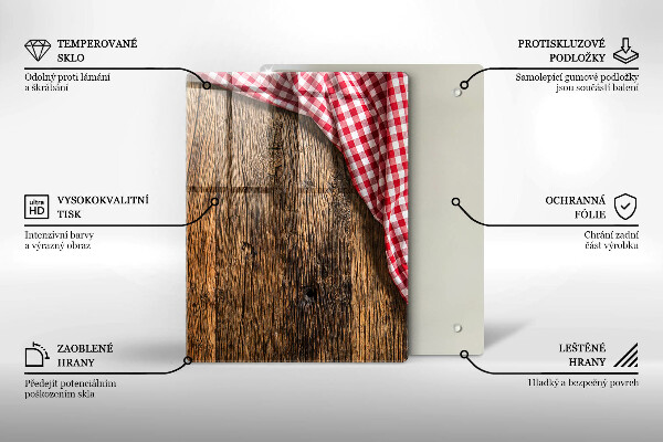 Skydd för induktionsspis modern Träbord