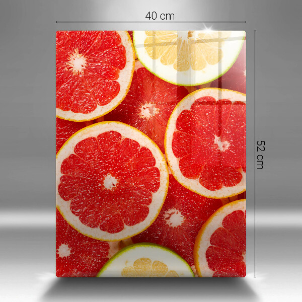 Skydd för induktionsspis modern Grapefruktskivor