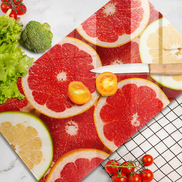 Skydd för induktionsspis modern Grapefruktskivor