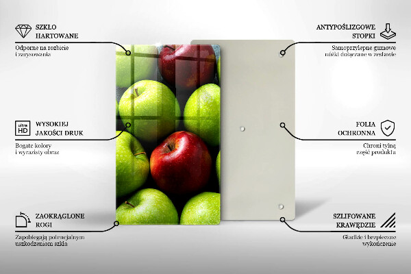 Skydd för induktionsspis modern Saftiga äpplen