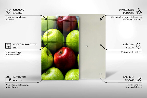 Skydd för induktionsspis modern Saftiga äpplen