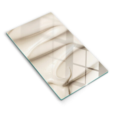 Skydd för induktionsspis modern Krämig glass