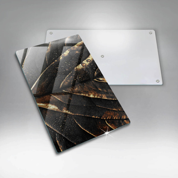 Skydd för induktionsspis modern Bladguld