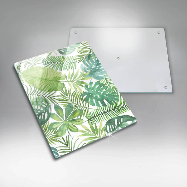 Glashällskydd modern Akvarell boho blad