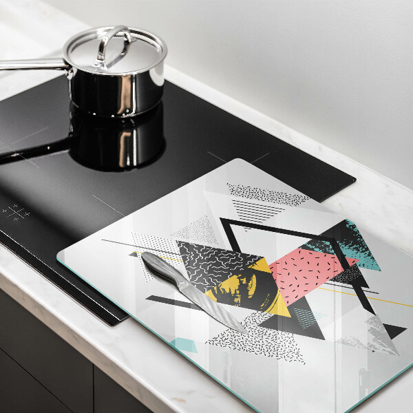 Glashällskydd modern Abstraktionstrianglar