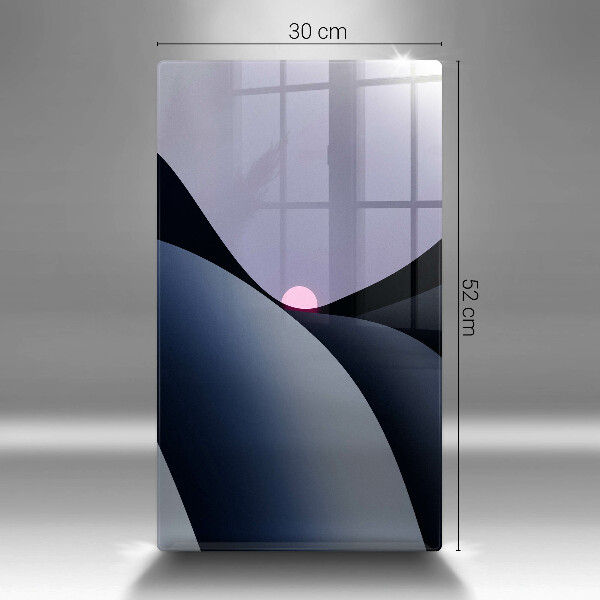 Spisskyddsplatta modern Abstraktionsformer