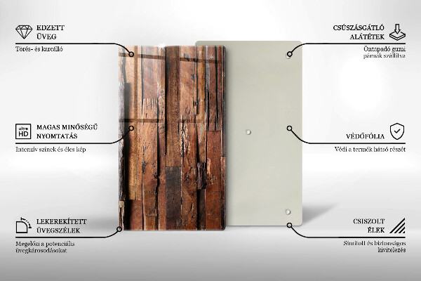 Glashällskydd modern Dekorativa träskivor