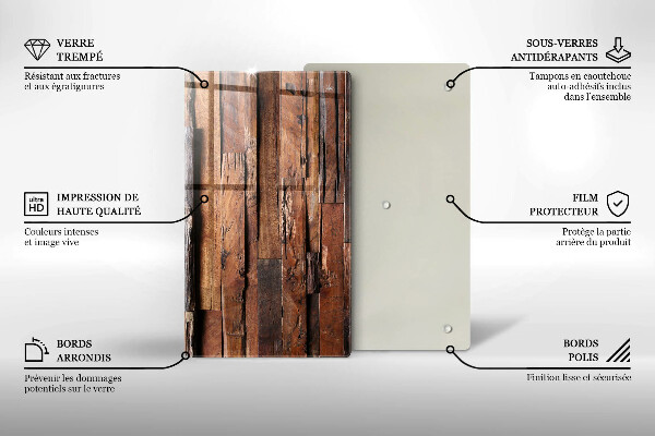 Glashällskydd modern Dekorativa träskivor