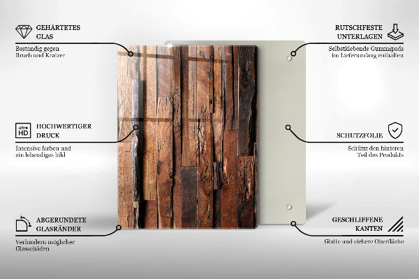 Glashällskydd modern Dekorativa träskivor