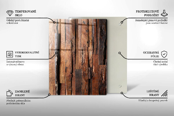 Glashällskydd modern Dekorativa träskivor