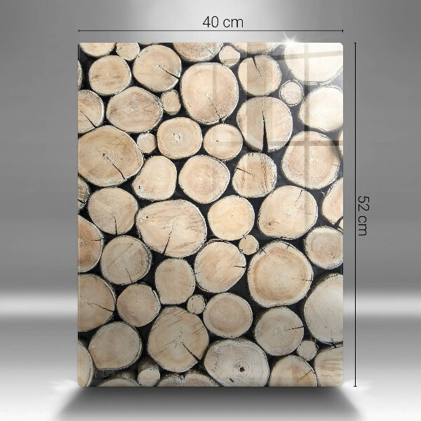 Spisskyddsplatta modern Trästammar