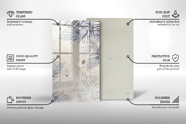 Kokkärlskydd modern Subtila blad