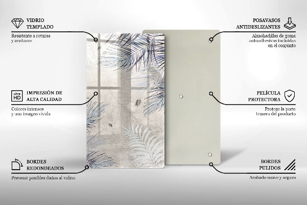 Kokkärlskydd modern Subtila blad