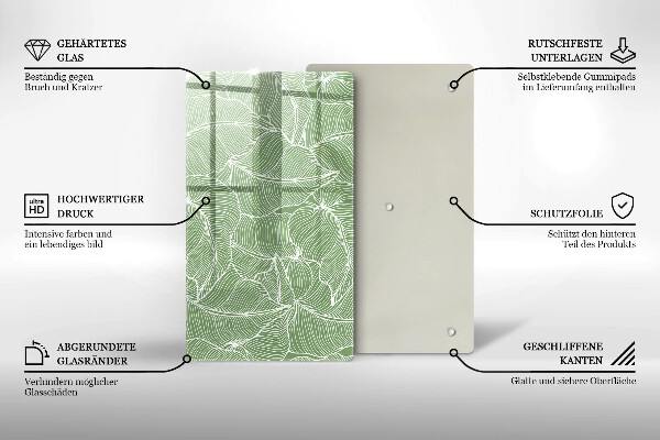 Kokkärlskydd modern Linjära blad