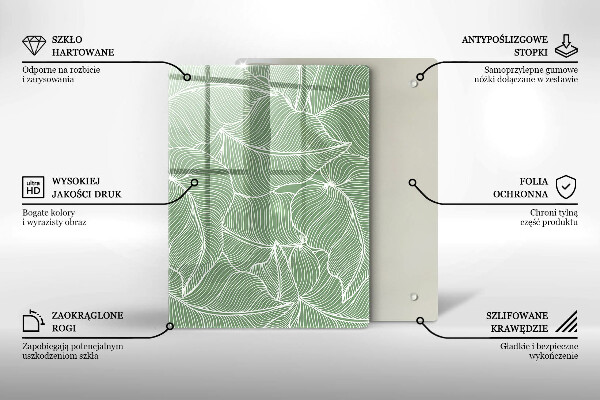 Kokkärlskydd modern Linjära blad