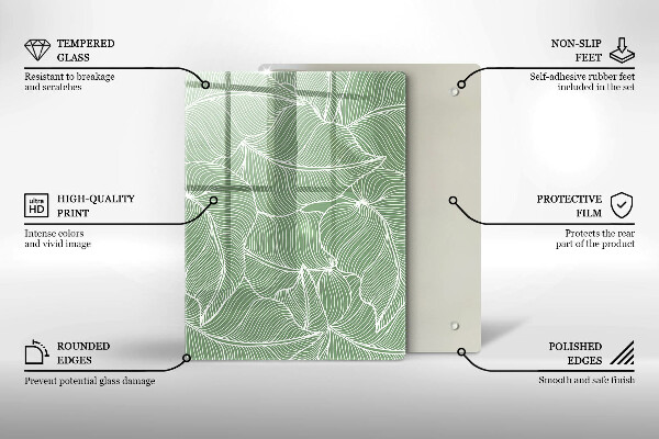 Kokkärlskydd modern Linjära blad