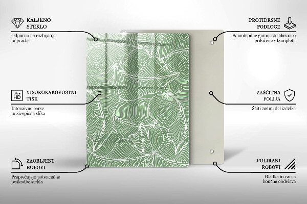 Kokkärlskydd modern Linjära blad