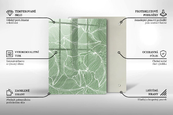 Kokkärlskydd modern Linjära blad