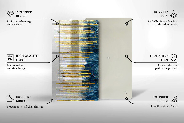 Glashällskydd modern Designer abstraktion