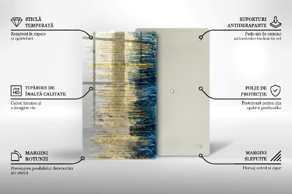 Glashällskydd modern Designer abstraktion