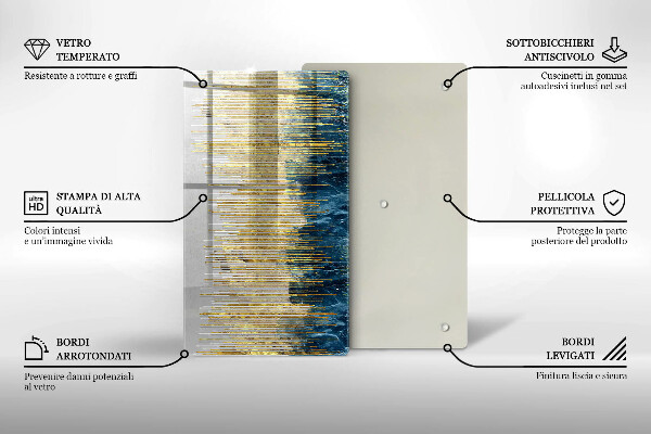 Glashällskydd modern Designer abstraktion