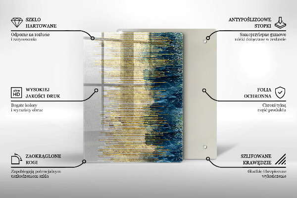 Glashällskydd modern Designer abstraktion