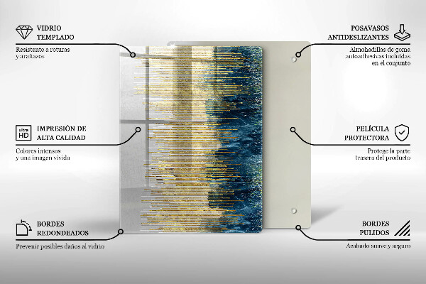 Glashällskydd modern Designer abstraktion