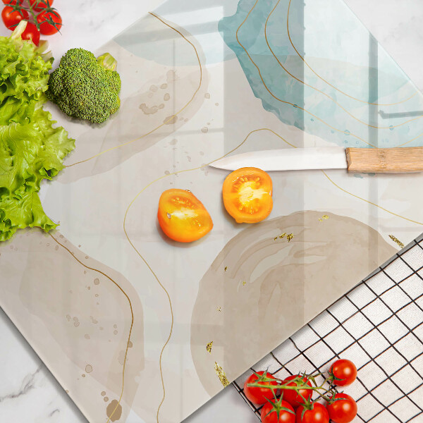 Glashällskydd modern Boho-fläckar och guld