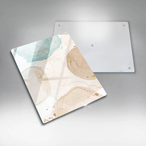 Glashällskydd modern Boho-fläckar och guld